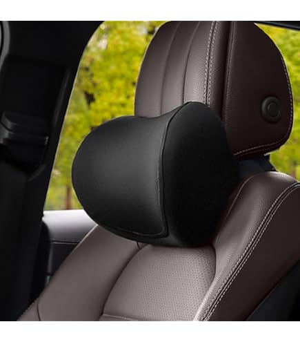 Amazon | カー用品 ステッチディンプル低反発ネック RED 274714